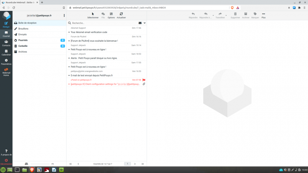 Boite mail personnalisée